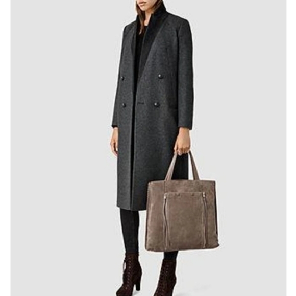 All Saints Fleur De Lis Braid North/south Tote - Picture 7 of 7